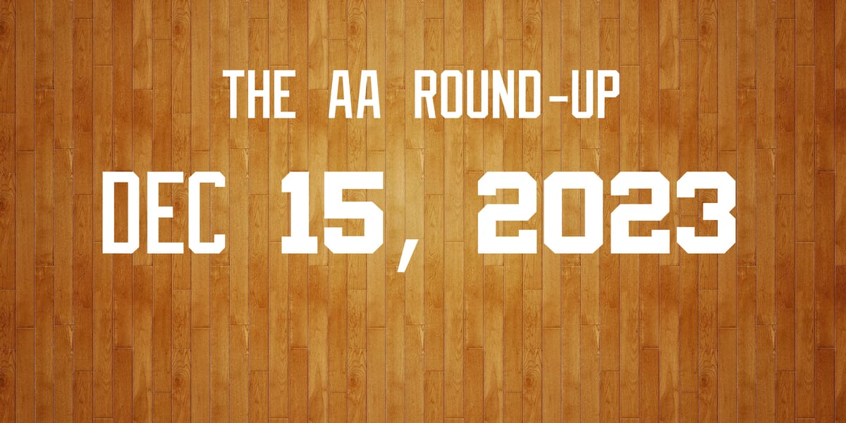 The AA RoundUp December 15th, 2023